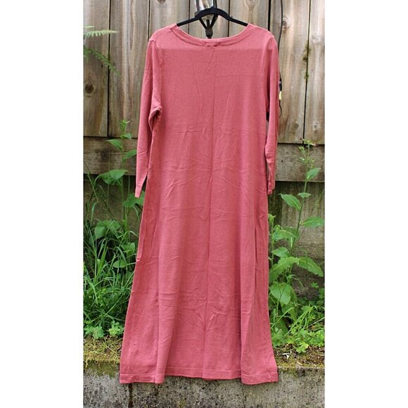 New - CP Shades Sara French Terry Midi or Maxi T-Shirt Dress in Mulberry, Sml - Picture 2 of 12